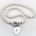 Citadel Pearl Necklace with Sterling Silver Charm