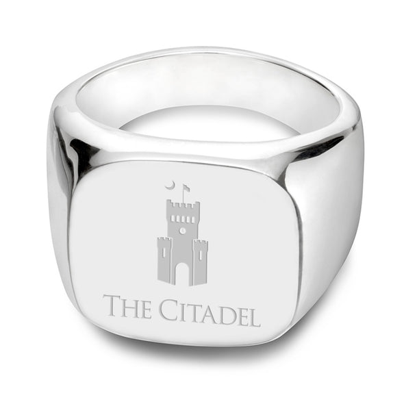 Citadel Sterling Silver Square Cushion Ring Shot #2