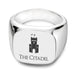 Citadel Sterling Silver Square Cushion Ring
