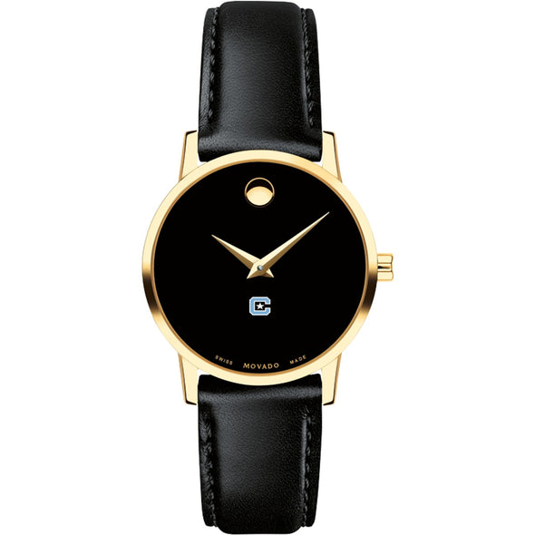 Citadel Women&#39;s Movado Gold Museum Classic Leather Shot #2