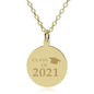 Class of 2021 14K Gold Pendant & Chain Shot #1