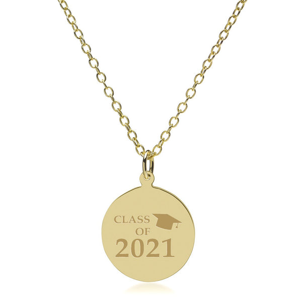 Class of 2021 14K Gold Pendant & Chain Shot #2