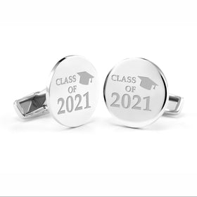Class of 2021 Cufflinks in Sterling Silver Shot #1