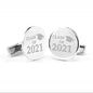 Class of 2021 Cufflinks in Sterling Silver Shot #1