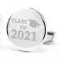 Class of 2021 Cufflinks in Sterling Silver Shot #2