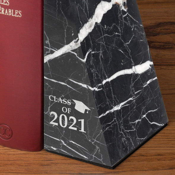 Class of 2021 Marble Bookends by M.LaHart Shot #4