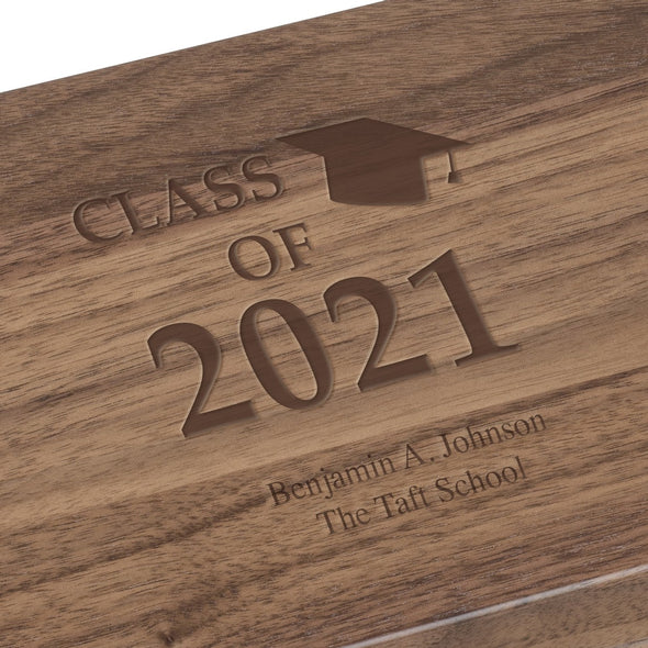 Class of 2021 Solid Walnut Desk Box Shot #2