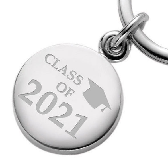 Class of 2021 Sterling Silver Insignia Key Ring Shot #2