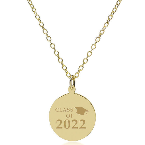 Class of 2022 14K Gold Pendant &amp; Chain Shot #2