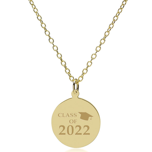 Class of 2022 14K Gold Pendant & Chain Shot #2