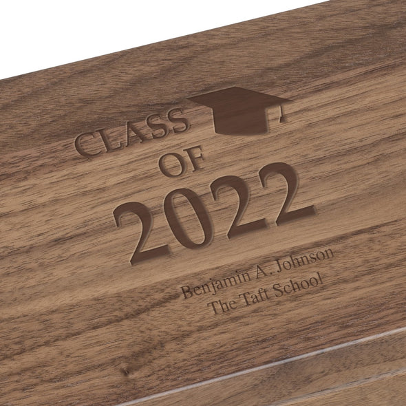 Class of 2022 Solid Walnut Desk Box Shot #2