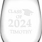 Class of 2024 13 oz Glass Coffee Mug Shot #3