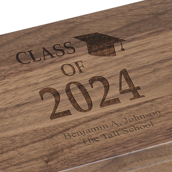 Class of 2024 Solid Walnut Desk Box Shot #2