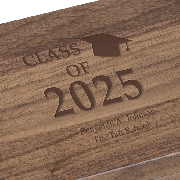 Class of 2025 Solid Walnut Desk Box Shot #2