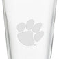 Clemson 16 oz Pint Glass Shot #3