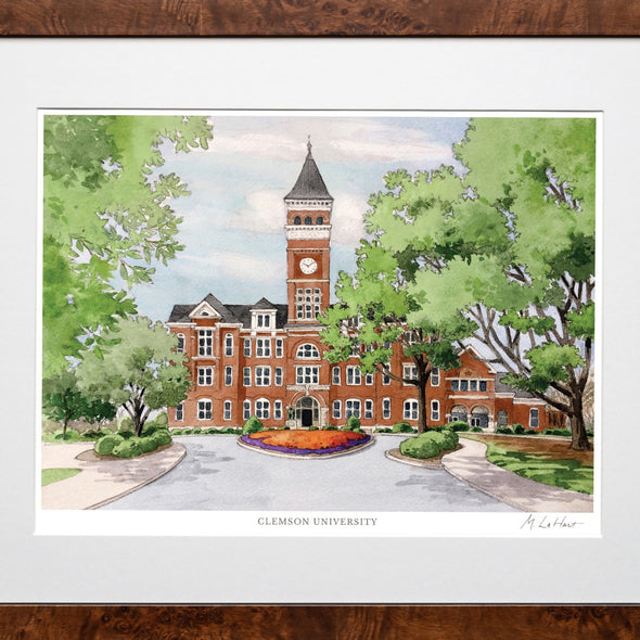 Clemson Campus Print- Limited Edition, Large Shot #2