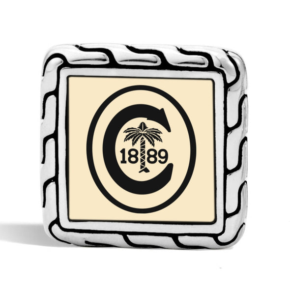 Clemson Cufflinks by John Hardy with 18K Gold Shot #3