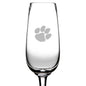 Clemson Flute Glasses by Simon Pearce Shot #2