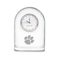 Clemson Glass Clock by Simon Pearce Shot #1