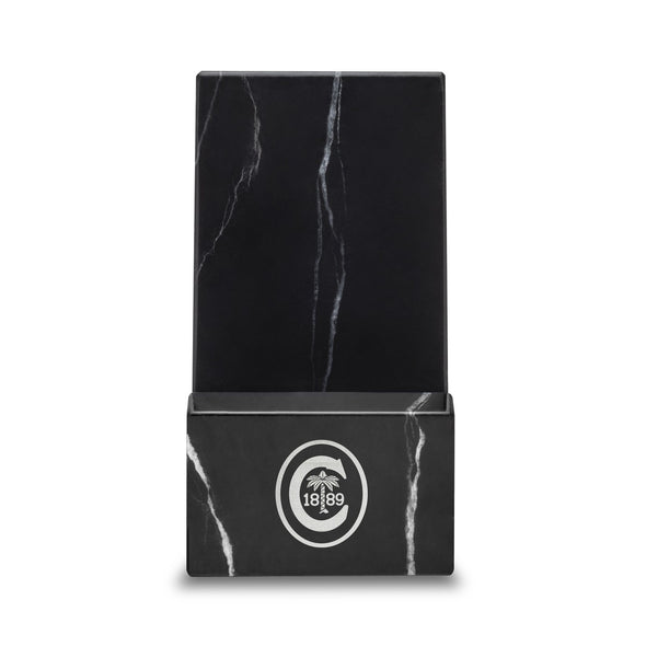 Clemson Marble Phone Holder Shot #1