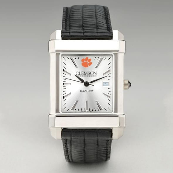 Clemson Men's Collegiate Watch with Leather Strap Shot #2