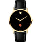 Clemson Men's Movado Gold Museum Classic Leather Shot #2