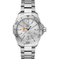 Clemson Men's TAG Heuer Steel Aquaracer with Silver Dial Shot #2