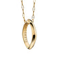 Clemson Monica Rich Kosann Poesy Ring Necklace in Gold Shot #1