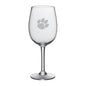 Clemson Red Wine Glass by Simon Pearce Shot #1