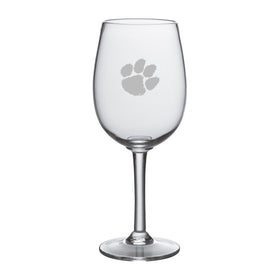 Clemson Red Wine Glasses by Simon Pearce Shot #1