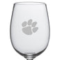 Clemson Red Wine Glasses by Simon Pearce Shot #2