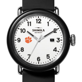 Clemson Shinola Watch, The Detrola 43mm White Dial at M.LaHart &amp; Co. Shot #1