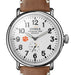 Clemson Shinola Watch, The Runwell 47 mm White Dial