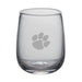 Clemson Stemless Tumbler Glass by Simon Pearce