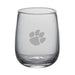 Clemson Stemless Tumbler Glasses by Simon Pearce
