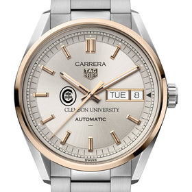 Clemson TAG Heuer Carrera Automatic Day-Date 18K 5N Rose Gold Shot #1