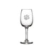 Clemson White Wine Glass by Simon Pearce