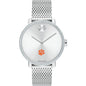 Clemson Women's Movado Bold with Crystal Bezel & Mesh Bracelet Shot #2