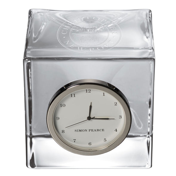 CNU Glass Desk Clock by Simon Pearce Shot #2