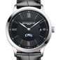 CNU Men's Baume et Mercier 40mm Classima Quartz Watch with Black Dial & Black Leather Strap Shot #1