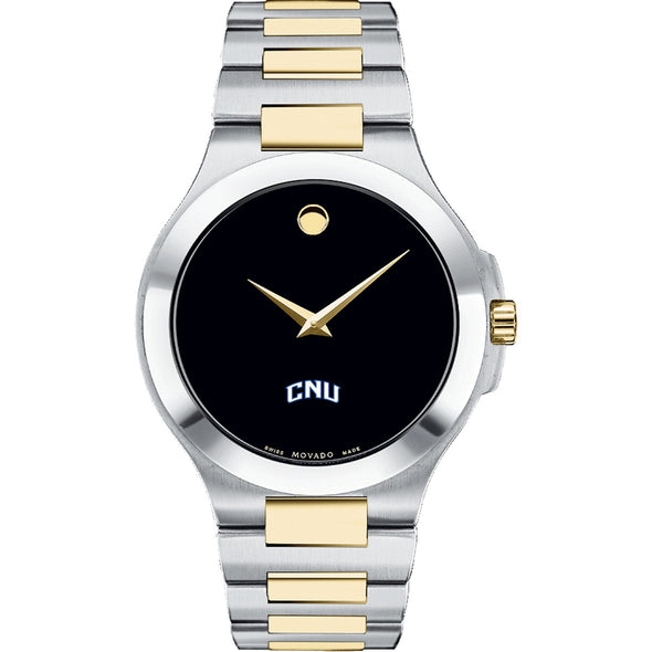 CNU Men&#39;s Movado Collection Two-Tone Watch with Black Dial Shot #2