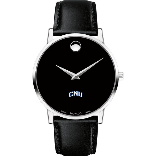 CNU Men&#39;s Movado Museum with Leather Strap Shot #2