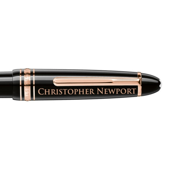 CNU Montblanc Meisterstück LeGrand Ballpoint Pen in Red Gold Shot #2