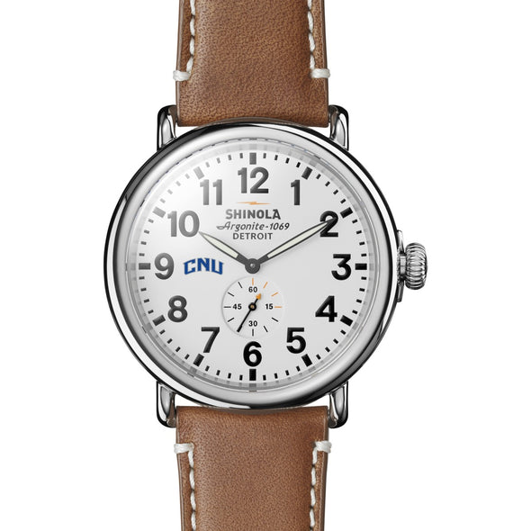 CNU Shinola Watch, The Runwell 47 mm White Dial Shot #2