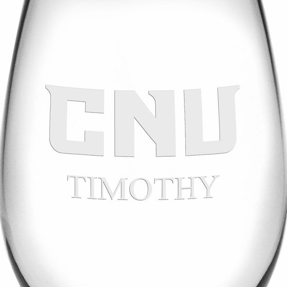 CNU Stemless Wine Glasses Made in the USA - Set of 4 Shot #3