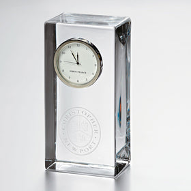 CNU Tall Glass Desk Clock by Simon Pearce Shot #1