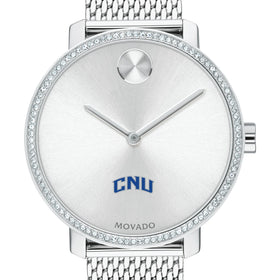 CNU Women&#39;s Movado Bold with Crystal Bezel &amp; Mesh Bracelet Shot #1