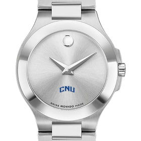 CNU Women&#39;s Movado Collection Stainless Steel Watch with Silver Dial Shot #1