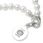 Coast Guard Academy Pearl Bracelet with Sterling Silver Charm Shot #2
