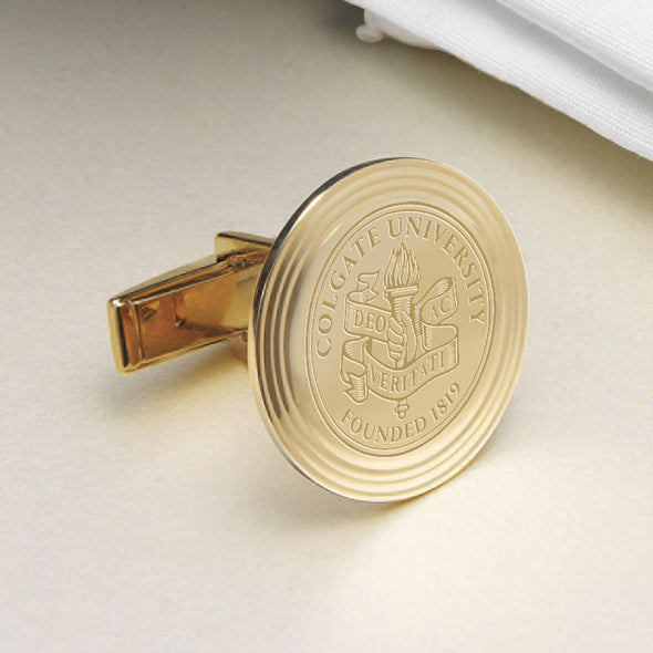 Colgate 14K Gold Cufflinks Shot #2